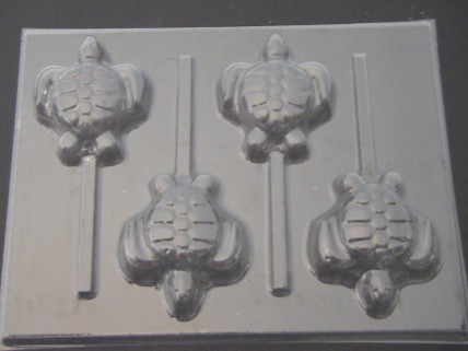 672 Sea Turtle Chocolate or Hard Candy Lollipop Mold 672 Sea Turtle Chocolate or Hard Candy Lollipop Mold
